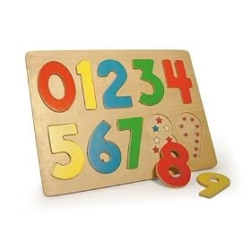 123 Wooden Inset Puzzle
