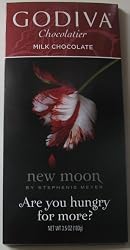 Godiva Chocolatier Twilight New Moon Milk Chocolate Bar 3.5oz (100g)