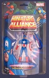 Captain America Figural Keychain