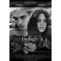 Twilight Movie Poster B/W