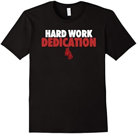 Men's Hard Work &amp; Dedication XL Black