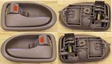 2000-2004 Mazda MPV gray Inside Door Handle Inner, replaces OEM