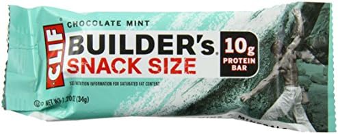 CLIF BUILDER'S SNACK SIZE - Protein Bar - Chocolate Mint - (1.2 oz, 10 Count)