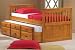Captains Bed - Trundle and Drawers Honey
