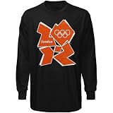 Olympics London 2012 Summer Olympics Black Main Logo Long Sleeve T-shirt