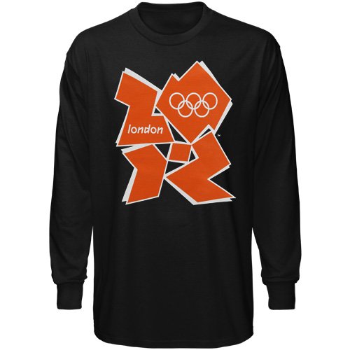 London 2012 Summer Olympics Black Main Logo Long Sleeve T-shirt