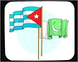 Mouse Pad with flags, Pakistan, international