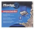 Master Lock 7119D Locking Cash Box with 3-Compartment Tray