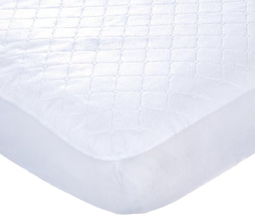 Carter's Keep Me Dry Waterproof Fitted Quilted Crib Pad, White (Discontinued by Manufacturer)