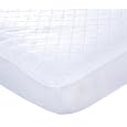 Carter's Keep Me Dry Waterproof Fitted Quilted Crib Pad, White