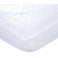 Carters Keep Me Dry Waterproof Fitted Quilted Crib Pad, White