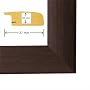 Bilderrahmen ("Valencia") DIN A2 (42X59,4cm) Wenge&hellip von Bildershop-24