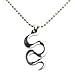 Men's New Polished Snake Pendant Chain In 24 Inches Necklace By Steelx