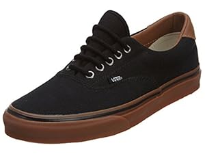 Vans Unisex Era 59 (C&L) Black/ Classic Gum Skate Shoe (9.5 Mens)
