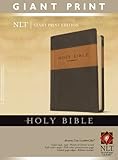 Holy Bible, Giant Print NLT, TuTone