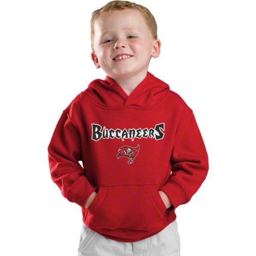 Tampa Bay Buccaneers Red Kids 4-7 Embroidered Hooded Sweatshirt