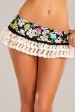 Betsey Johnson State Fair Flirty Skirted Hipster Bottom