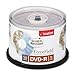 Scratch-Resistant DVD-R Discs, 4.7GB, 16x, Spindle, Silver, 50/Pack