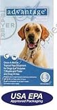 ADVANTAGE Dog Flea Control over 55 lbs Blue 6 Month