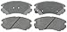 ACDelco 14D924C Advantage Ceramic Front Disc Brake Pad Set with Wear Sensor
