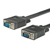 3M SVGA HD15 pin Plug to HD15 pin Plug Cable Lead for Monitor, Projector, LCD, TFT Plasma Screen etc.. In Black, Premium Quality