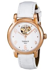 Tissot Womens T050.207.36.017.00 White with Skeletal Display Dial Watch