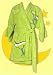  : Canyon Group Margaritaville Lime Chenille Kimono Robe