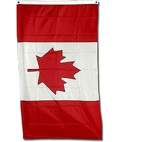 Canada Flag Polyester 3 ft. x 5 ft. by 
