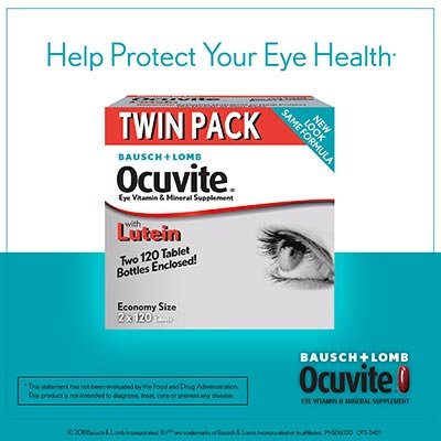Bausch and Lomb Ocuvite Vitamin & Mineral Supplement for Eyes