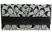 Coach Soho Pleated Signature Checkbook Wallet (BLACK)
