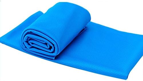 Ziopp Cold Sensation Beach towel Drying Travel Sports Swiming Bath body Towel Yoga Mat (blue)