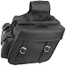 River Road Synthetic Leather Classic Compact Slant Style Large Removeable Saddlebags ...