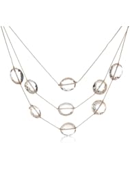 Kenneth Cole New York "Color Boost" Topaz Faceted Bead Illusion Necklace, 20"