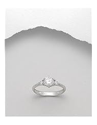 CZ Ring In 92.5 Sterling Silver
