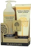 100% Pure & Natural Body Wash & Lotion Combo Set Vanilla Orange