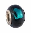 Pandora Style Charm Bead (Z127) Murano Style / Lampwork Glass (14mm x 10mm) (fits Troll too)