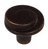 5414-ORB-10 GlideRite Oil Rubbed Bronze 1-5/32-inch Diameter Classic Round Wave Cabinet Knob (Pack of 10)