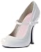 Sexy White Patent Mary Jane Shoe Adult