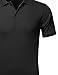 SBW Men's Basic Solid 3 Buttons Polo Shirts in Various Colors