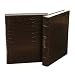 Crocodile Genuine Italian Leather Bound Album, 60 Pages, Photo Squares Included, 8" x 9-1/2"