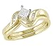 1/4 ct. tw. Diamond Princess Cut Bridal Set
