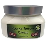 Organic Cocoa Butter Cream by Arnies Amazing, 6 Ounce Container of Non Greasy, Ready to Use Body Butter
