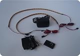 White led kit with 2 x 20" strips, RF key fob Remote, all cables and connectors