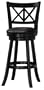 Grand Aspirations Kingston 24-Inch Swivel Barstool