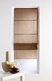 Store bateau droit voile 60x180cm LUMINEA CACAO - Les Douces Nuits de Ma&eacute;