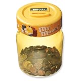 41xU8cE OLL. SL160  Yellow M&Ms Digital Coin Counting Money Jar