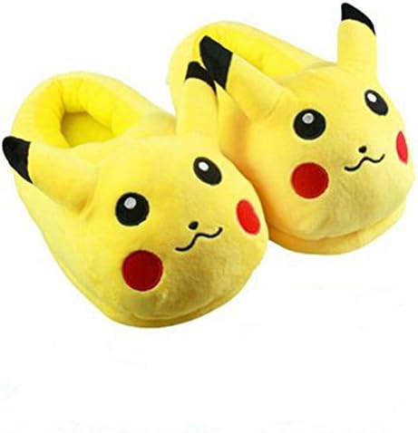 Lanarea Cute Cartoon Plush Pikachu Warm Slippers(Pair)
