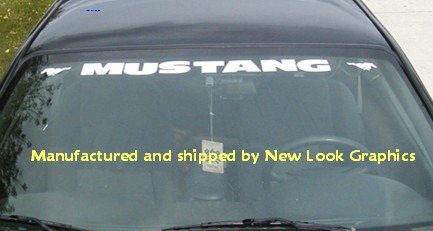 Mustang Windshield Decal