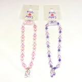 Pink Poppy: Pink/Purple Beaded Ballerina Necklace