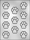 CK Products 1-1/2-Inch Paw Print Chocolate Mold